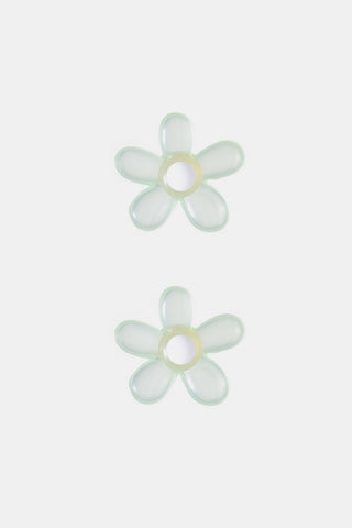 Flower Shape Resin Earrings