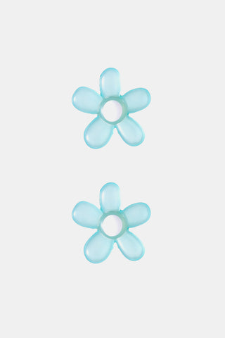 Flower Shape Resin Earrings